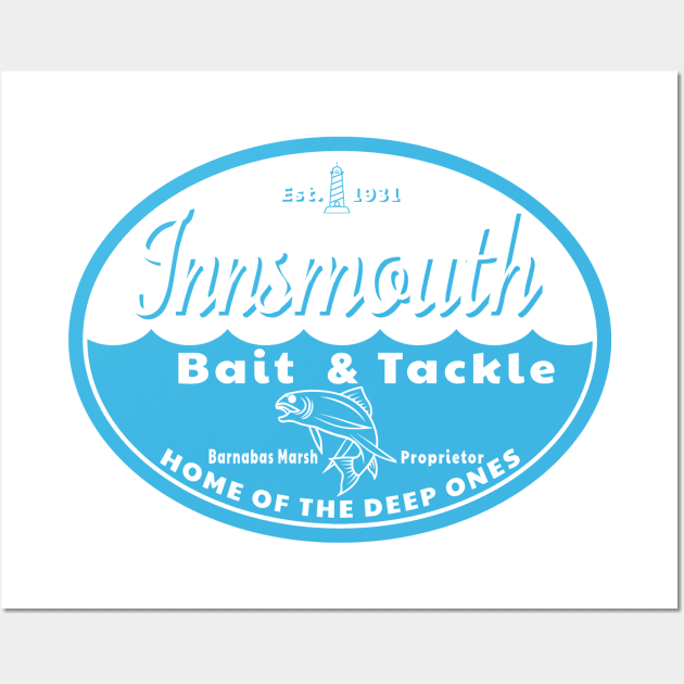 Innsmouth Bait & Tackle Wall Art by Tip-Tops